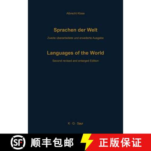 【3-4周达】精装 Sprachen Der Welt: Ein Weltweiter Index Der Sprachfamilien, Einzelsprachen Und Dialek... [9783598114045]