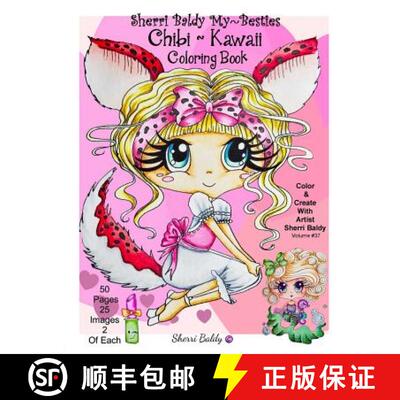 【3-4周达】Sherri Baldy My-Besties Chibi Kawaii Coloring Book [9781945731174]