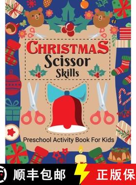 【3-4周达】Christmas Scissor Skill Activity Book for Kids Ages 3-6: Christmas Activity Book for Child... [9783364646060]
