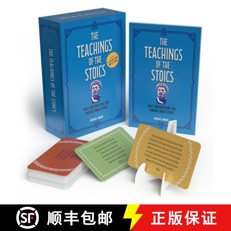 【3-4周达】The Teachings of the Stoics Book and Card Deck: Includes 128-Page Book and 52 Cards [9781398851511]
