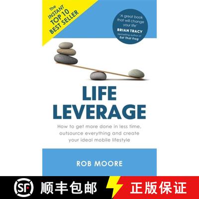 【3-4周达】Life Leverage: How to Get More Done in Less Time, Outsource Everything & Create Your Ideal... [9781473640283]