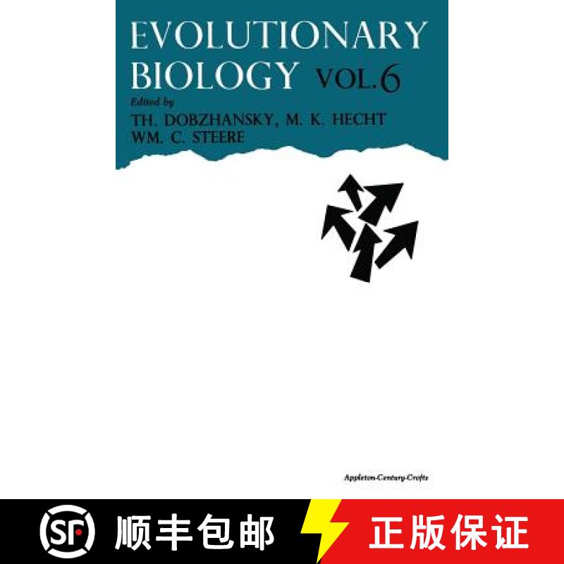 【3-4周达】Evolutionary Biology: Volume 6 [9781468490657]
