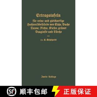Tanne 4周达 Reine Fur Gleichartige Buche Fichte Eiche Ertragstafeln Von Hochmaldbeftande 9783642897351 ... Und