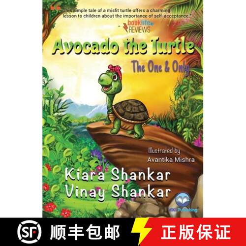 【3-4周达】精装 Avocado the Turtle: The One and Only [9781950263356]