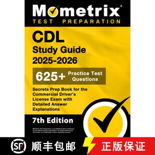 【3-4周达】CDL Study Guide 2025-2026 - 650+ Practice Test Questions, Secrets Prep Book for the Commer... [9781516727483]