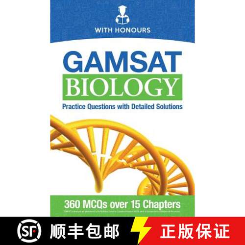 【3-4周达】GAMSAT Biology: Practice Questions with Detailed Solutions [9781999945206]
