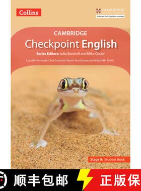 【3-4周达】Collins Cambridge Checkpoint English - Stage 9: Student Book [9780008140472]