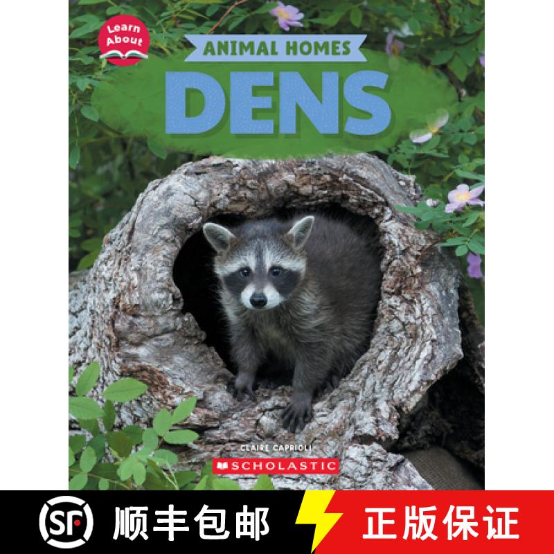 【3-4周达】Dens (Learn About: Animal Homes) [9781546177241]