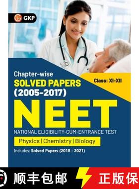 【3-4周达】NEET 2022- Class XI-XII Chapter-wise Solved Papers 2005-2017 (Includes 2018 - 21 Solved Pa... [9789391061654]