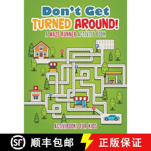 【3-4周达】Don't Get Turned Around! A Maze Runner Activity Book [9781683212676]