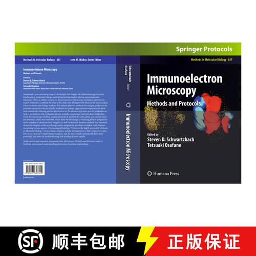 【3-4周达】精装 Immunoelectron Microscopy : Methods and Protocols [9781607617822]