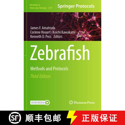 【3-4周达】Zebrafish: Methods and Protocols (Third Edition 2024) [9781071634035]
