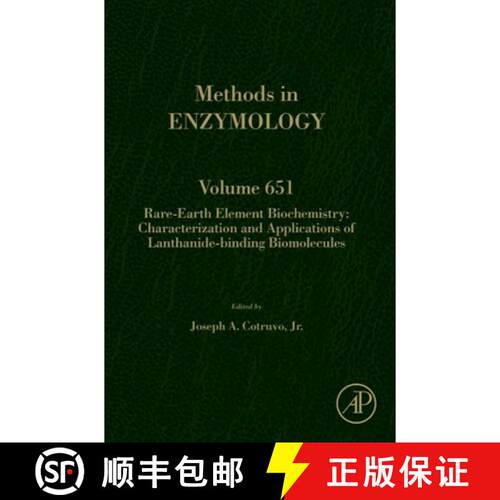 【3-4周达】精装 Rare-Earth Element Biochemistry: Characterization and Applications of Lanthanide-Bind... [9780323910859]