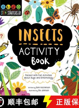 【3-4周达】Stem Starters for Kids Insects Activity Book: Activites about Bugs and Entomology [9781631587320]