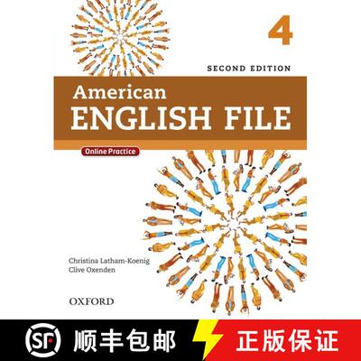 【3-4周达】American English File Second Edition: 4 Student Book Pack [9780194776189]