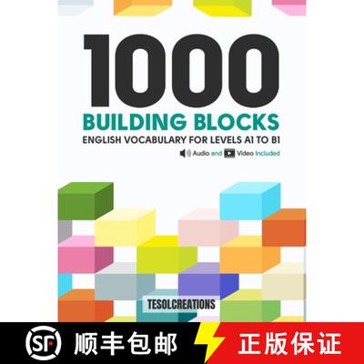 【3-4周达】1000 Building Blocks: English Vocabulary For Levels A1 to B1 [9798218722401]