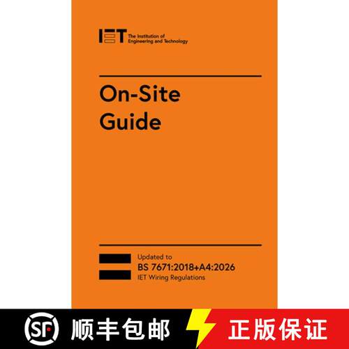 【3-4周达】On-Site Guide (Bs 7671:2018+a4:2026) [9781837240395]