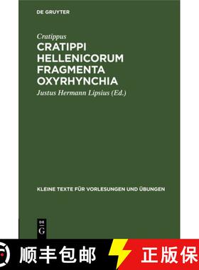 预订 Cratippi Hellenicorum Fragmenta Oxyrhynchia [9783110996999]