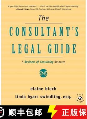 【3-4周达】The Consultant'S Legal Guide: A Business Of Consulting Resource (W/Disk) [Wiley经管] [9780787947637]