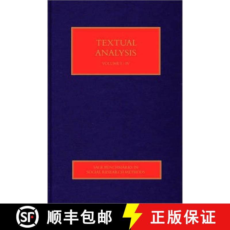 【3-4周达】Textual Analysis [9781446246894]