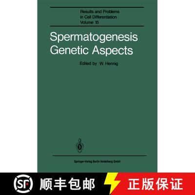 【3-4周达】Spermatogenesis Genetic Aspects [9783662224236]