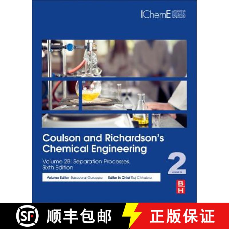 【3-4周达】Coulson and Richardson's Chemical Engineering: Volume 2b: Separation Processes [9780081010976]