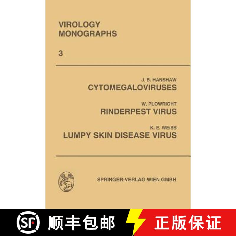 【3-4周达】Cytomegaloviruses. Rinderpest Virus. Lumpy Skin Disease Virus [9783662388501]