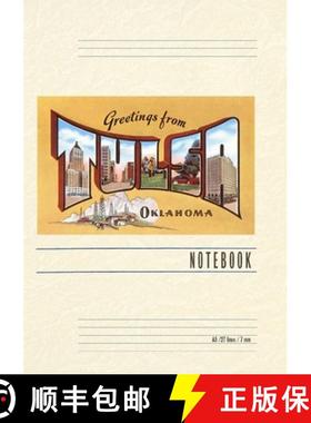 预订 Vintage Lined Notebook Greetings from Tulsa [9798385442461]