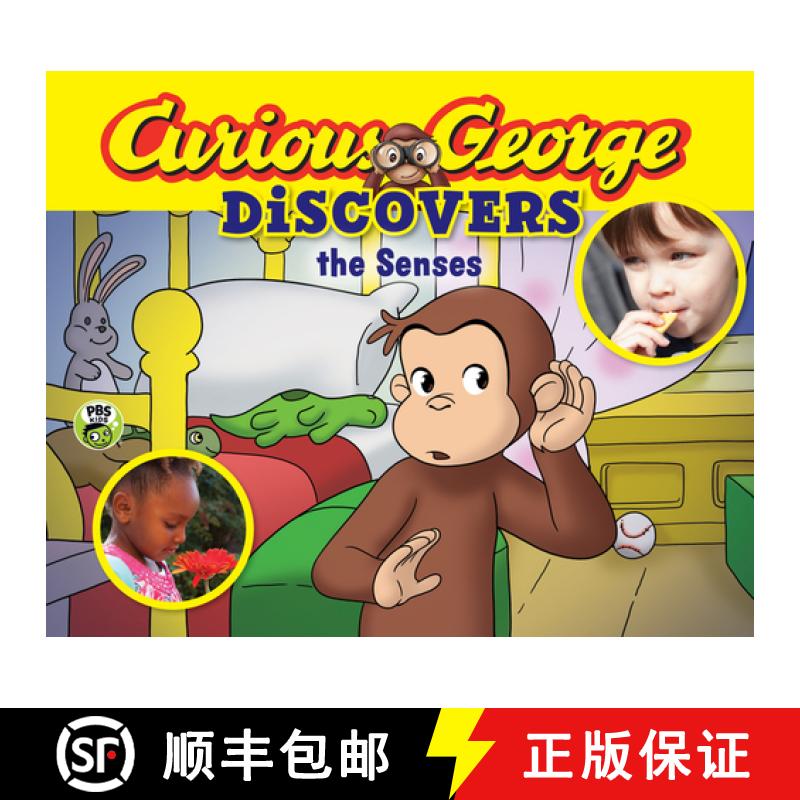 【3-4周达】Curious George Discovers the Senses (Science Storybook) [9780544500235]