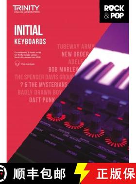 【3-4周达】Trinity College London Rock & Pop 2018 Keyboards Initial Grade [9780857366566]