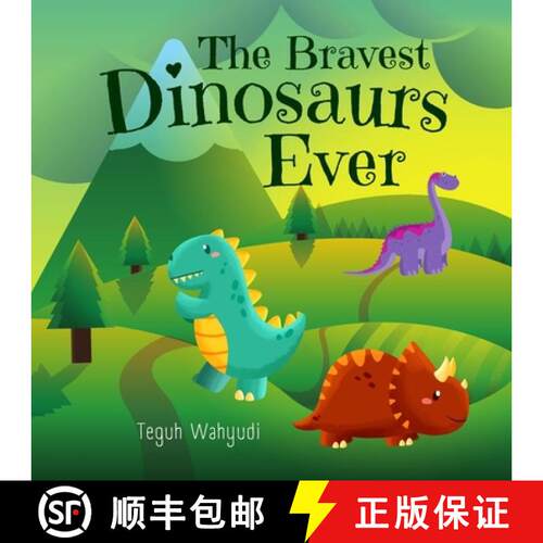 【3-4周达】The Bravest Dinosaurs Ever: A Dinosaur Themed Bedtime Story Book for Kids Ages 3-5 [9782688744957]