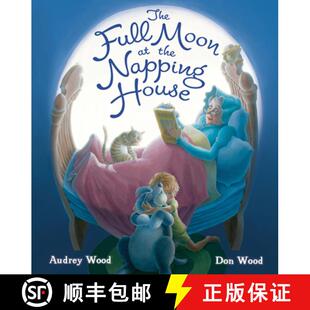 【3-4周达】The Full Moon at the Napping House (padded board book) [9781328585158]