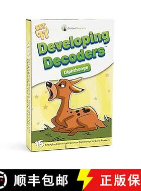 【3-4周达】Decodable Readers: 15 Diphthongs Phonics Books for Beginning Readers Ages 4-7 Developing D... [9781636477053]