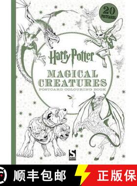 【3-4周达】Harry Potter Magical Creatures Postcard Colouring Book: 20 postcards to colour [9781783705955]