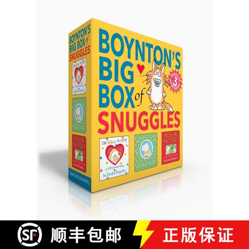 【3-4周达】Boynton's Big Box of Snuggles (Boxed Set) : Snuggle Puppy!; Belly Button Book!; Your Nose!... [9781665925259]