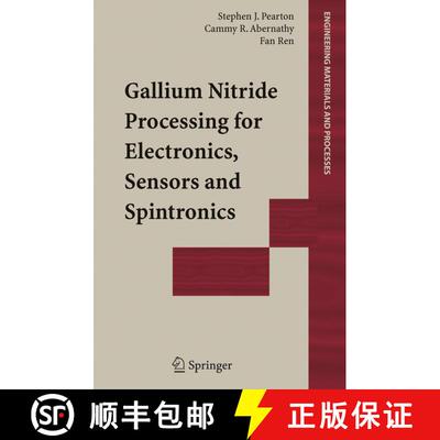 【3-4周达】精装 Gallium Nitride Processing for Electronics, Sensors and Spintronics [9781852339357]
