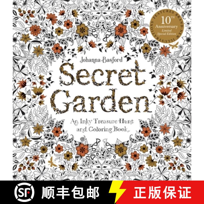 【3-4周达】Secret Garden: 10th Anniversary Special Edition [9781399616362]