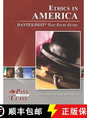 【3-4周达】Ethics in America DANTES/DSST Test Study Guide [9781614336631]