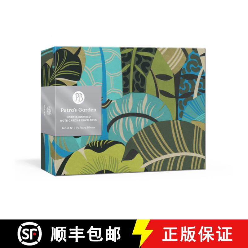 【3-4周达】Petra's Garden Note Cards: 12 Nordic-Inspired Note Cards and Envelopes [9780525576860]