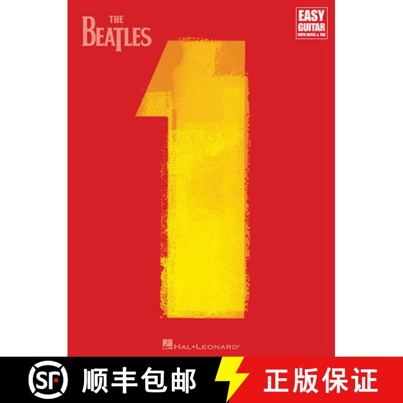 【3-4周达】The Beatles - 1: For Easy Guitar with Riffs & Solos (with Tab) [9781617803628]