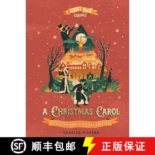 【3-4周达】精装 Story Fold Classics: A Christmas Carol: Fold this Book into a Masterpiece [9781836001416]