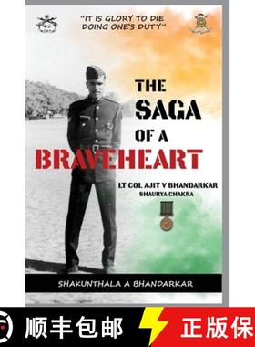 预订 The Saga of a Braveheart : Lt Col Ajit V Bhandarkar Shaurya Chakra [9789390917136]