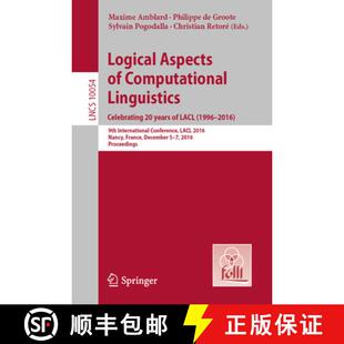 1996 4周达 Aspects Linguistics. LACL 2016 Years Logical Celebrating 9783662538258 9t... Computational