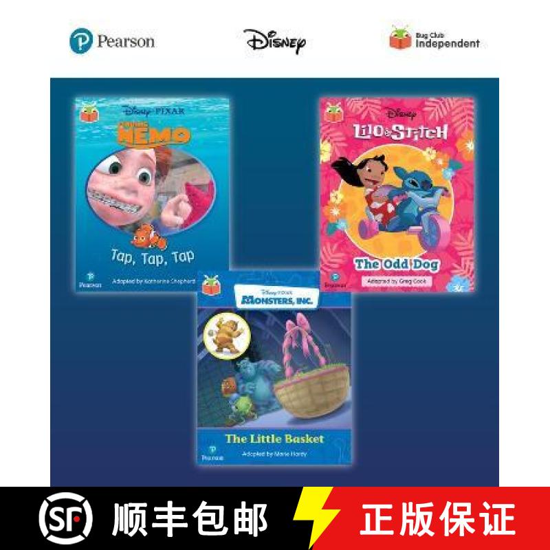 【2-3周达】Pearson Bug Club Disney Reception Pack D, including decodable phonics readers for phases 2... [9781292720463]