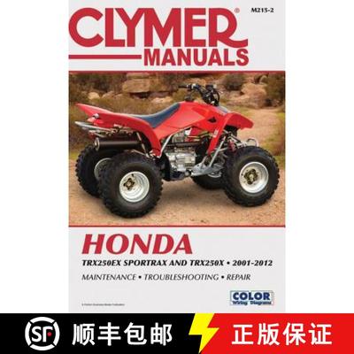 【3-4周达】Honda TRX250 Sportrax Series ATV (2001-2012) Service Repair Manual [9781599696430]