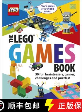 【3-4周达】The LEGO Games Book : 50 fun brainteasers, games, challenges, and puzzles! [9780241409466]
