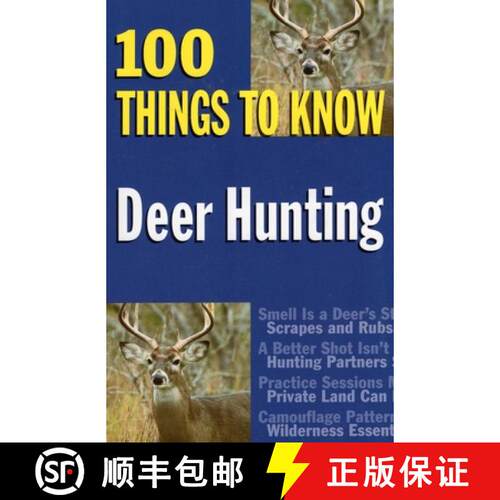 【3-4周达】Deer Hunting: 100 Things to Know [9780811734455]