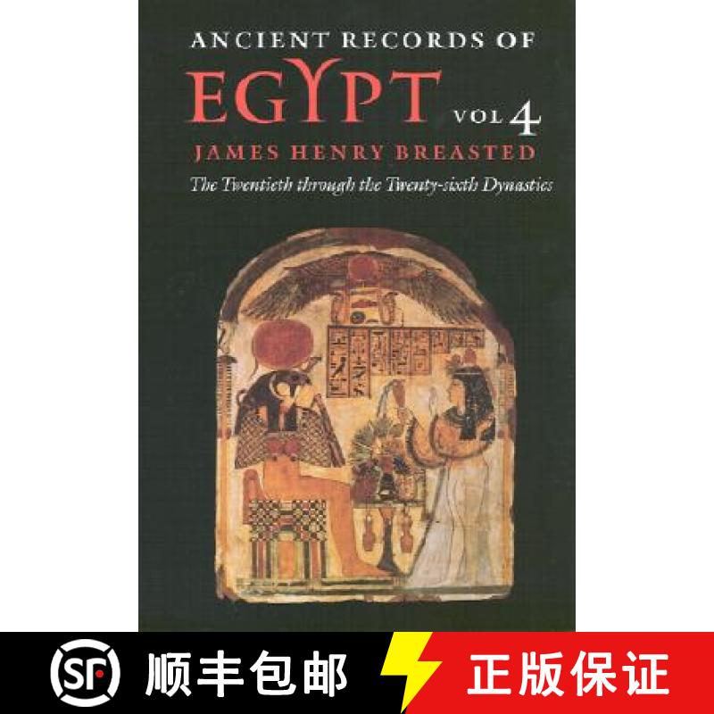 【3-4周达】Ancient Records of Egypt, Volume 4: Vol. 4: The Twentieth Through the Twenty-Sixth Dynasties [9780252069765]