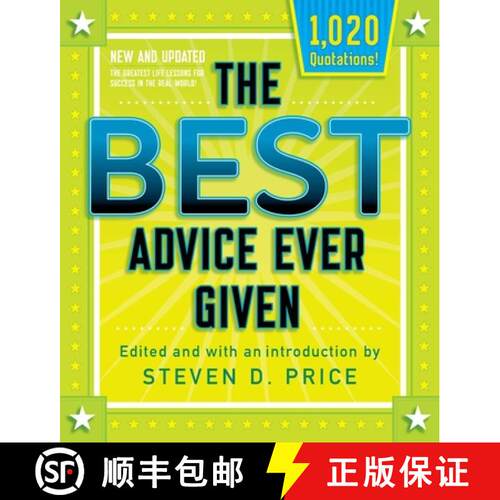 【3-4周达】Best Advice Ever Given, New and Updated: Life Lessons For Success In The Real World [9781493033782]
