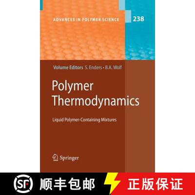 【3-4周达】Polymer Thermodynamics : Liquid Polymer-Containing Mixtures [9783642266751]